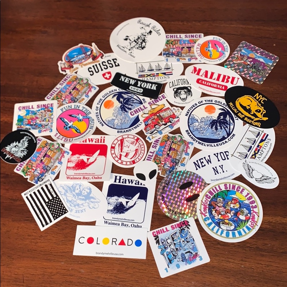 10 Brandy Melville Stickers!